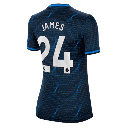 Echipament fotbal Chelsea Reece James #24 Tricou Deplasare 2023-24 pentru femei maneca scurta